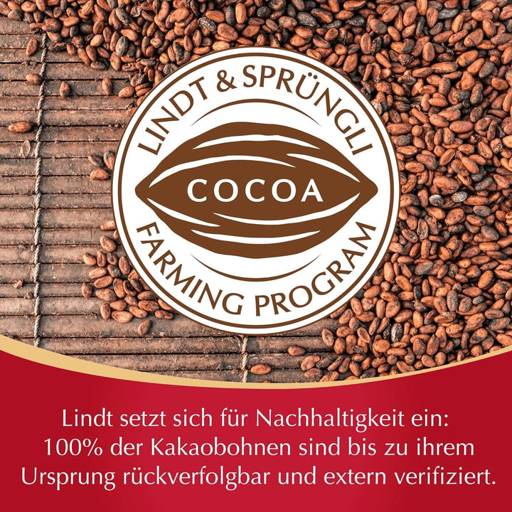 Lindt cu lichior de cireșe,cadou de ciocolată cu alcool Naty Shop