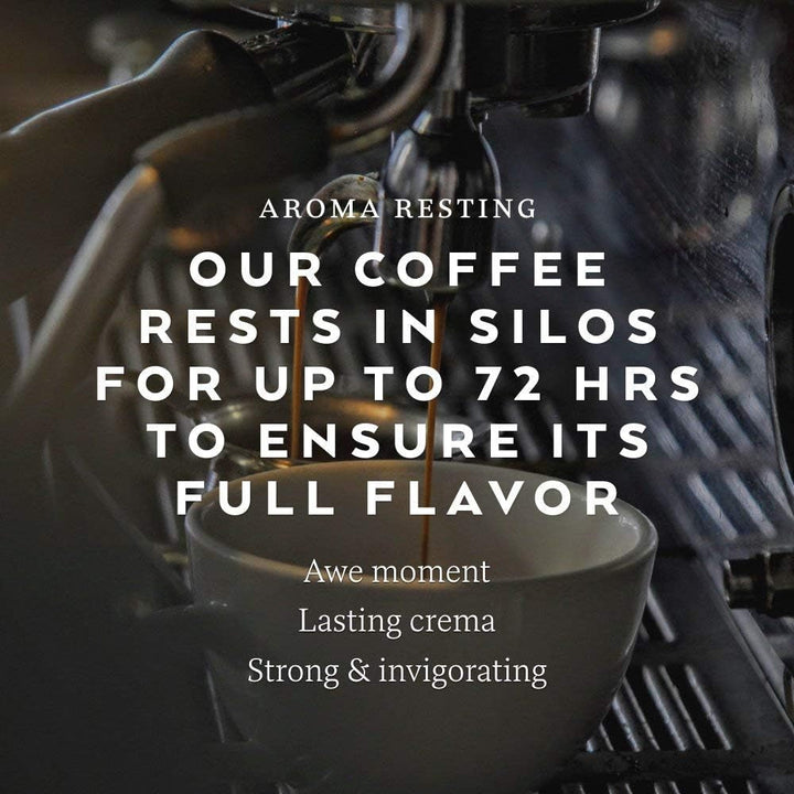 O'CCAFFÈ - Café Crème, boabe de cafea întregi, crema de cafea aromată, cu aciditate scăzută, prăjire foarte lentă în tambur de la o afacere de familie italiană Cafea Naty Shop