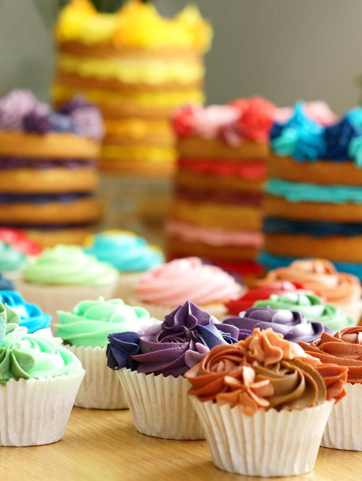 Sugarflair Pasta Lebensmittelfarben Red Set/4, Pasta Lebensmittel Farben Für Fondant, Marzipan, Zuckerpaste, Buttercreme Und Mehr: Ruby, Velvet Red, Blood Red, Cherry Red - Set/4 Coloranti Alimentari Naty Shop
