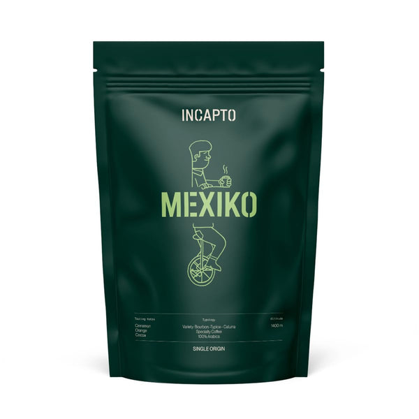 Boabe de cafea speciale Incapto | Origine unică Mexic | Espresso 100% Arabica | Cafea de specialitate 82 puncte SCA | Boabe de cafea prăjite tradițional | Plantație Chiapas, Ethichub Cafea Naty Shop 500 grame Mexic