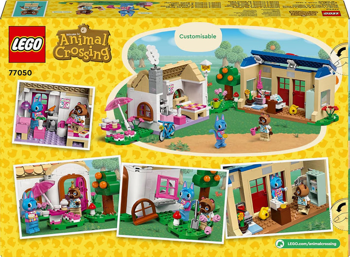 Set LEGO Animal Crossing Nook's Shop și Sophie's House, jucărie creativă pentru copii cu 2 mini figurine din seria de jocuri video, cadou pentru fete și băieți de la 7 ani 77050 Seturi de constructie Besuche den LEGO-Store