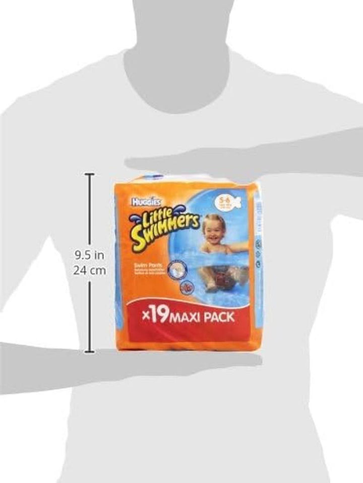 Huggies Little Swimmers Mărimea 5-6, pachet mare de 19 bucăți Mama si Copilul Naty Shop