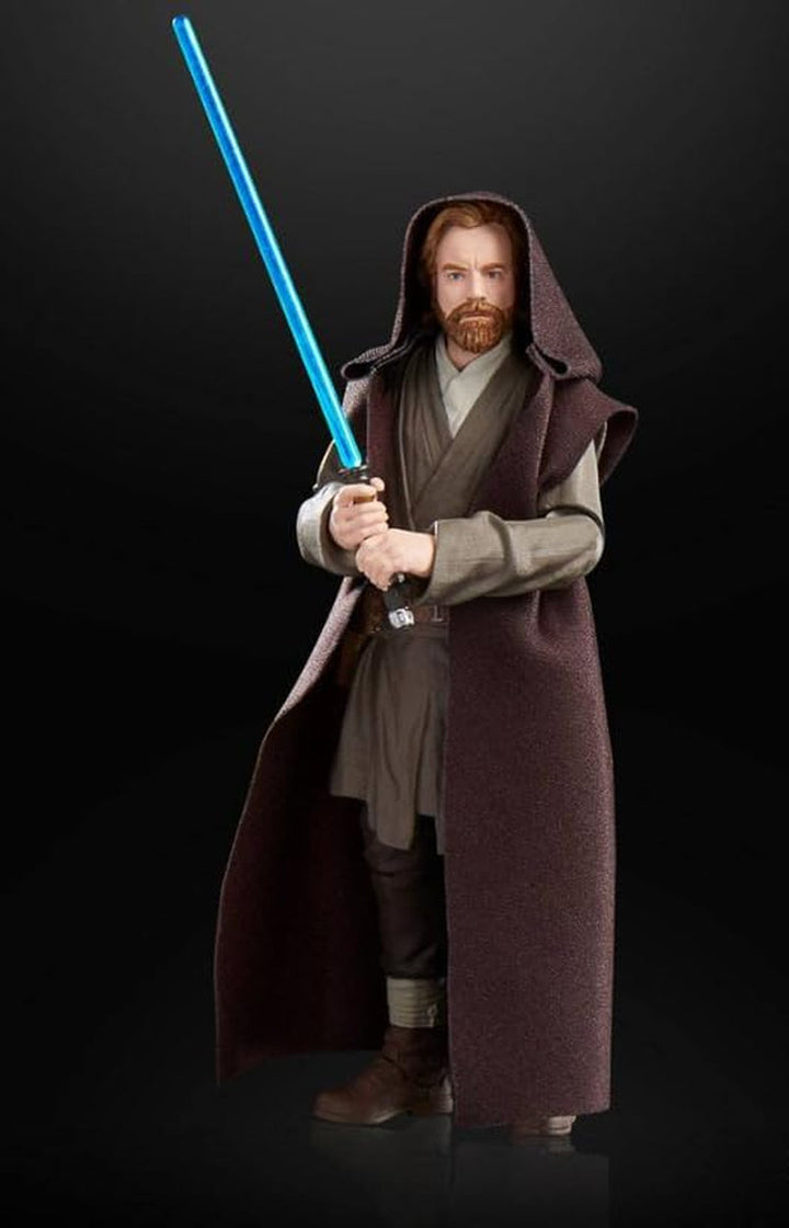 Star Wars Hasbro Star WarSeria neagră Obi-Wan Kenobi (Jabiim), 15 Cm Figura de acțiune mare Obi-Wan Kenobi, Multi, F7098 Action figures Naty Shop