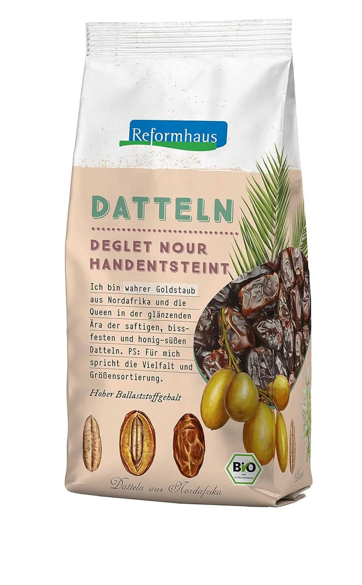 Curmale fără sâmburi Tunisia, 400 grame Produse deshidratate Naty Shop