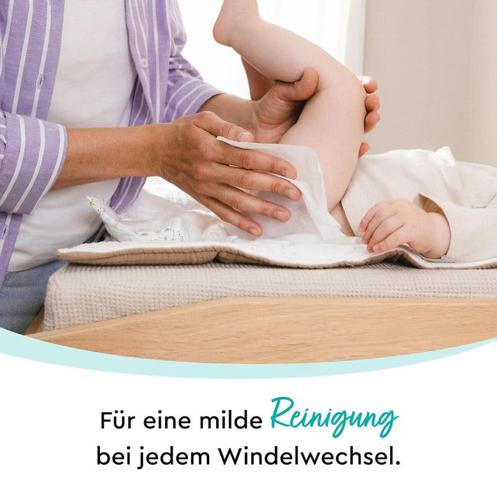 LILLYDOO Baby Feuchttücher Mit 99% Wasser, 10 X 15 Stück (150 Feuchttücher), 100% Plastikfreies Tuch, Ohne Parfüme & Mild Wie Watte Und Wasser (FSC Mix) Servetele Umede Bebelusi Naty Shop
