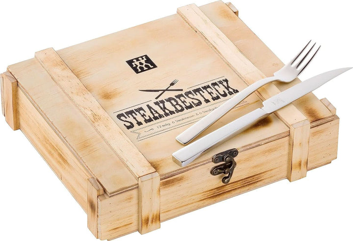Set de tacâmuri de friptură ZWILLING pentru 6 persoane, 12 piese Bucatarie Naty Shop