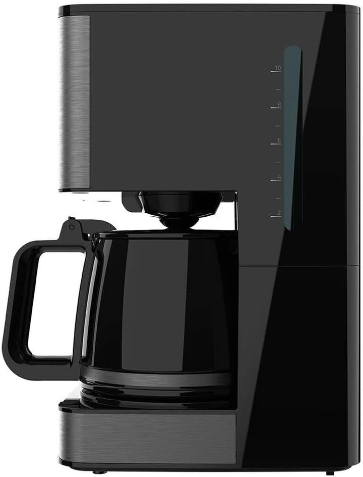 Espressor Cecotec Coffee cu 56 de ore de funcționare, 800 W, programare cafea, oțel inoxidabil, ecran LCD, protecție anti-picurare, capacitate 1,3 l, 12 cești, oprire automată, rezervor cu fereastră