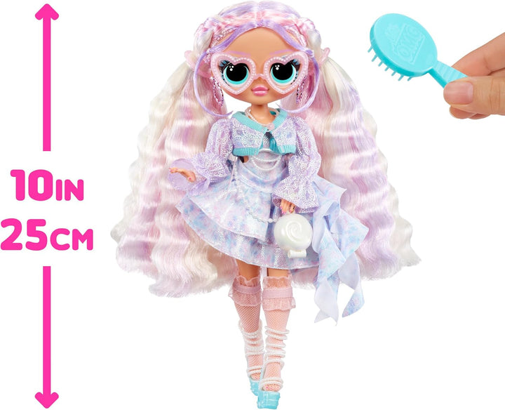 L.O.L. Surpriză! OMG Fashion Doll Pearla cu 15 surprize - păpușă cu modă și accesorii în stil sirenă - pentru copii de la 4 ani Papusi Naty Shop