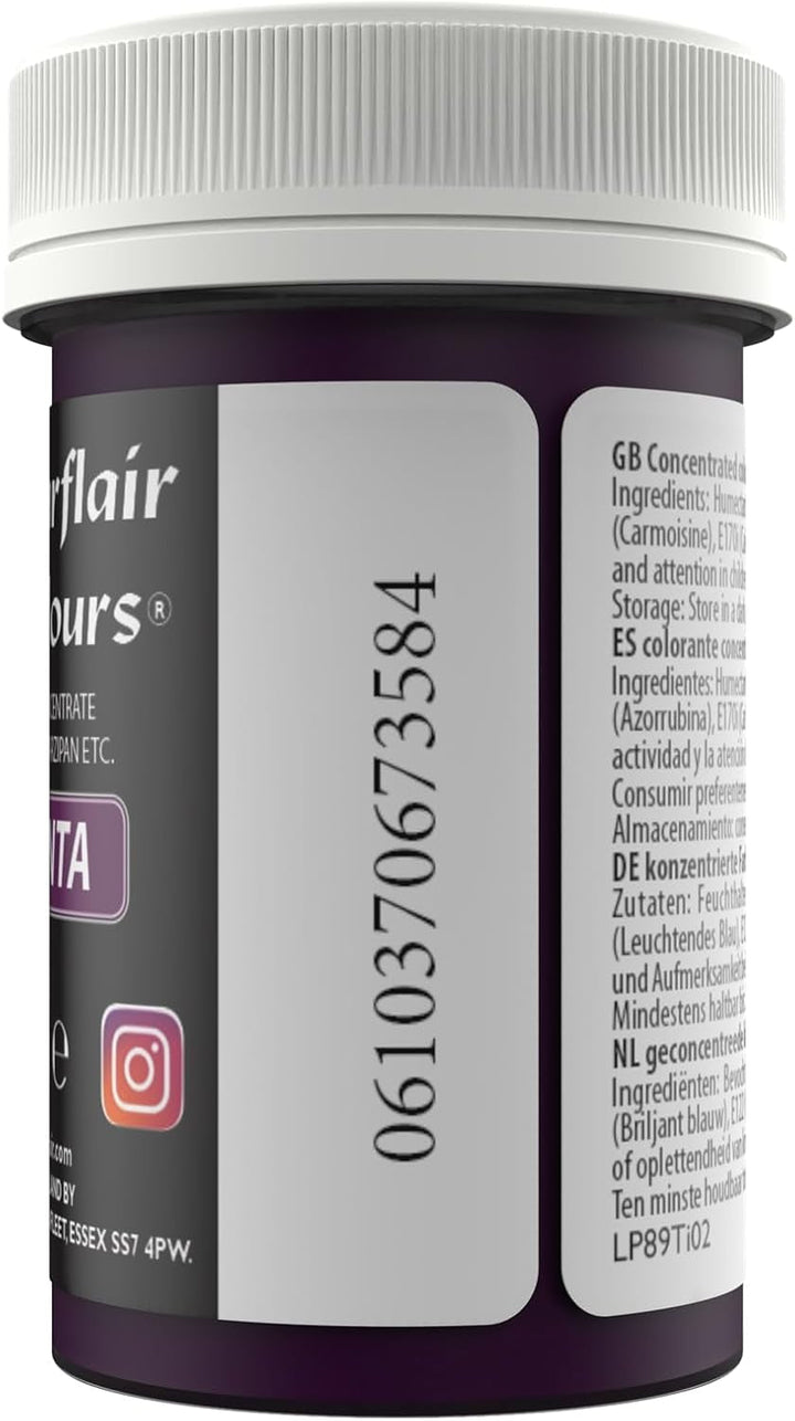 Sugarflair colorant alimentara pasta pentru fondant si martipan, Pastel Magenta, 25 grame Coloranti Alimentari Naty Shop