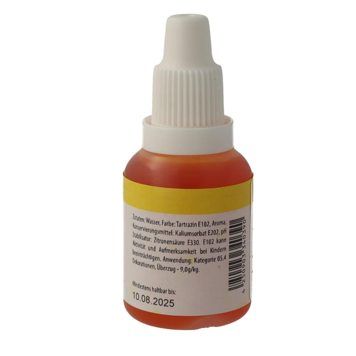 Bakeryteam Airbrush Lebensmittelfarbe Gelb/Yellow 20Ml Coloranti Alimentari Naty Shop
