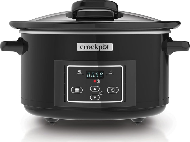 Slow cooker digital Crock-Pot Timeselect, 5.6 litri (7 persoane) Slow Cooker Naty Shop 4.7 litri Digital