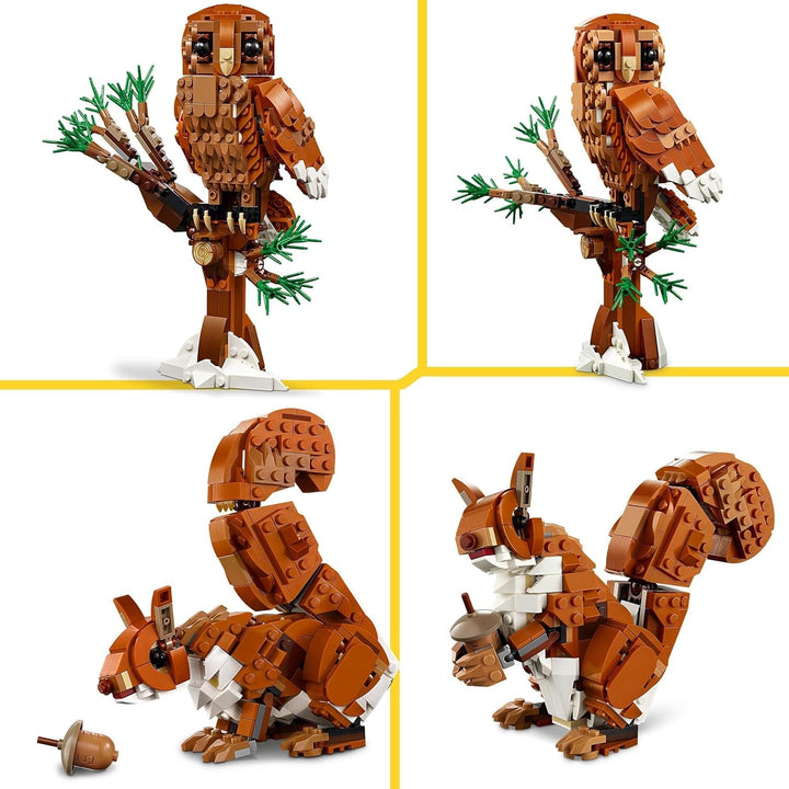 LEGO Creator Forest Animals: Red Fox, set de animale cu jucărie cu vulpe, bufniță și veveriță, figuri de animale de pădure cu care să te joci și să le afișezi, cadou creativ pentru băieți și fete de la 9 ani 31154 Seturi de constructie Besuche den LEGO-Store