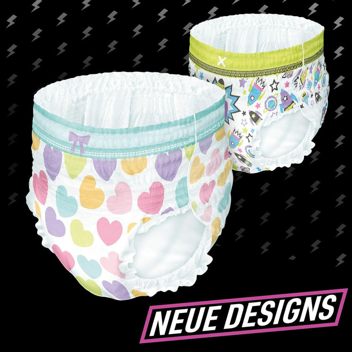 Pantaloni pijama Hearts, 9 pantaloni de noapte absorbanți, 8 ani, 27Kg-43Kg Mama si Copilul Naty Shop