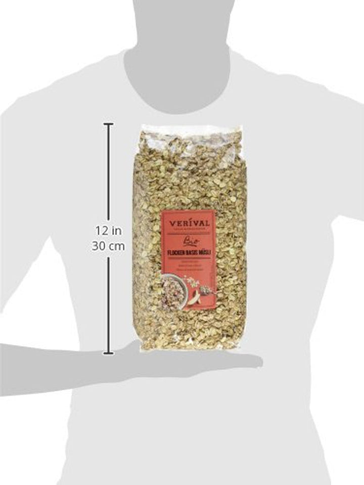 Verival Flocken Basis Müsli - Bio, 6Er Pack (6 X 1 Kg) Cereale Naty Shop