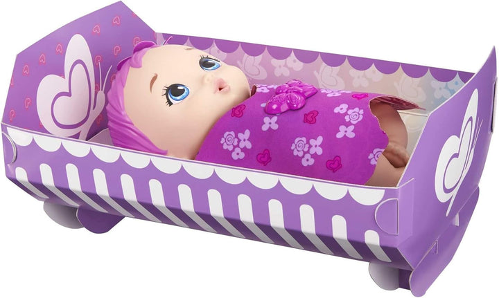 My Garden Baby GYP10 - Păpușă fluture pentru hrănit și îmbrăcat (30 cm), cu scutec reutilizabil, haine și aripi detașabile, jucărie pentru copii de la vârsta de 2 ani Papusi Naty Shop