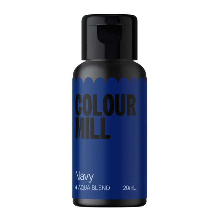 Colour Mill Aqua Blend Sage Lebensmittelfarbe Auf Wasserbasis - Lebensmittel Farbe Sehr Intensiv, Hoch Konzentriert, Vegan - 20 Ml Coloranti Alimentari Naty Shop Marine 20 Ml (1Er Pack)