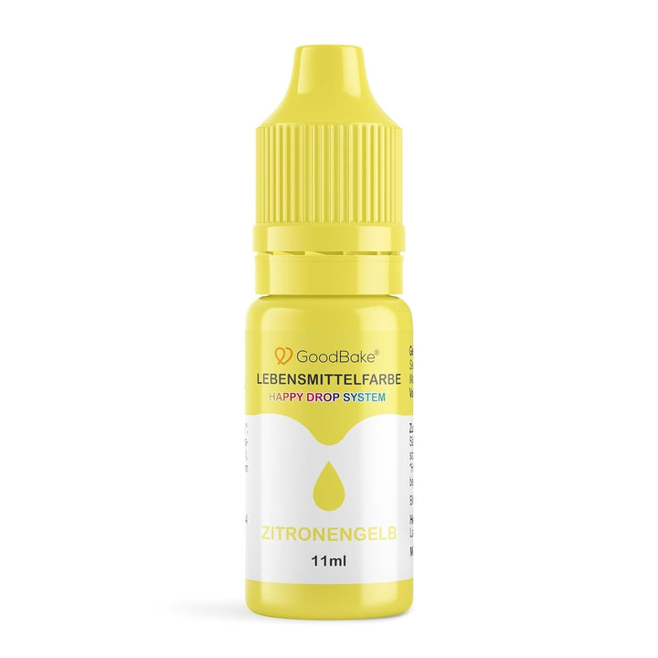 Goodbake coloranti alimentari, 100% vegan, 11 ml, diverse culori Coloranti Alimentari Naty Shop Galben lămâie