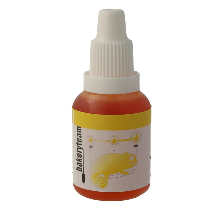 Bakeryteam Airbrush Lebensmittelfarbe Gelb/Yellow 20Ml Coloranti Alimentari Naty Shop