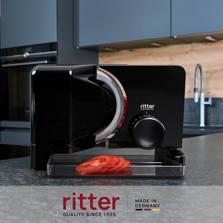 Ritter E 16 Duo plus Mașină electrică multifuncțională de feliat și tăiat din metal cu motor ecologic, fabricată în Germania Rasnite si Feliatoare Naty Shop