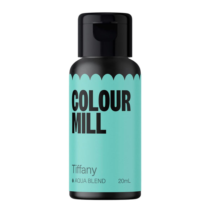 Colour Mill Aqua Blend Sage Lebensmittelfarbe Auf Wasserbasis - Lebensmittel Farbe Sehr Intensiv, Hoch Konzentriert, Vegan - 20 Ml Coloranti Alimentari Naty Shop Tiffany 20 Ml
