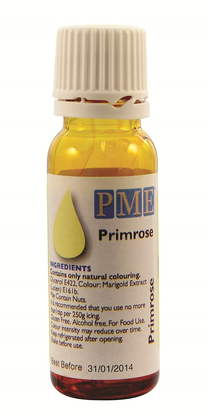PME, colorant alimenta pastă, pentru copt - 25 grame Coloranti Alimentari Naty Shop Primrose