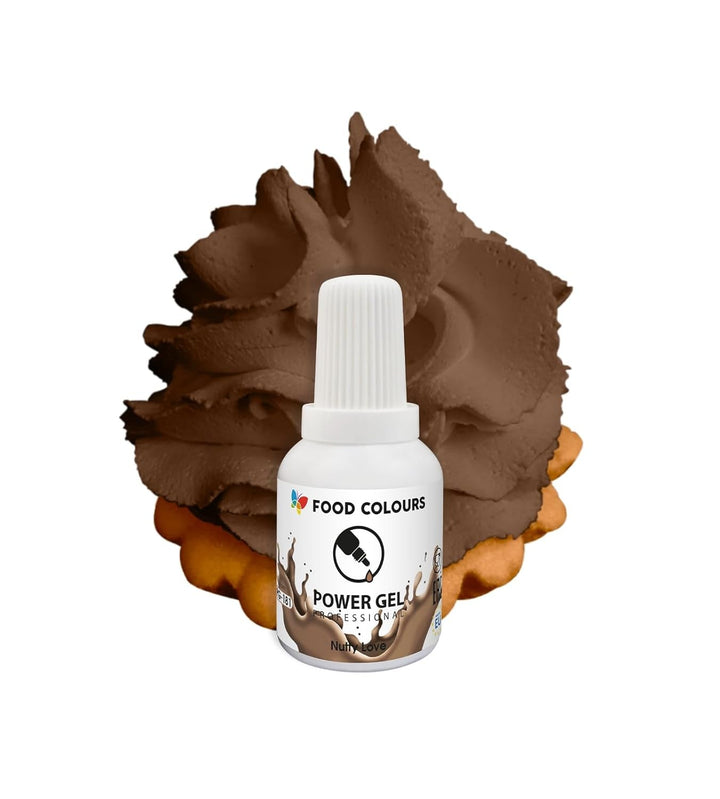 Gelfarbe BEIGE CHAMOIS 20G Lebensmittelfarbe Für Ein Breites Anwendungsspektrum Zur Dekoration Von Kuchen, Torten, Sahnecreme, Biskuitteig, Royal Icing, Macarons Coloranti Alimentari Naty Shop Nutty Love