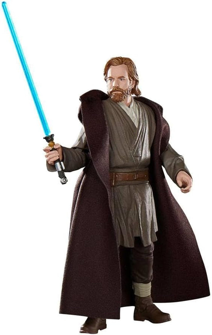 Star Wars Hasbro Star WarSeria neagră Obi-Wan Kenobi (Jabiim), 15 Cm Figura de acțiune mare Obi-Wan Kenobi, Multi, F7098 Action figures Naty Shop Titlu implicit