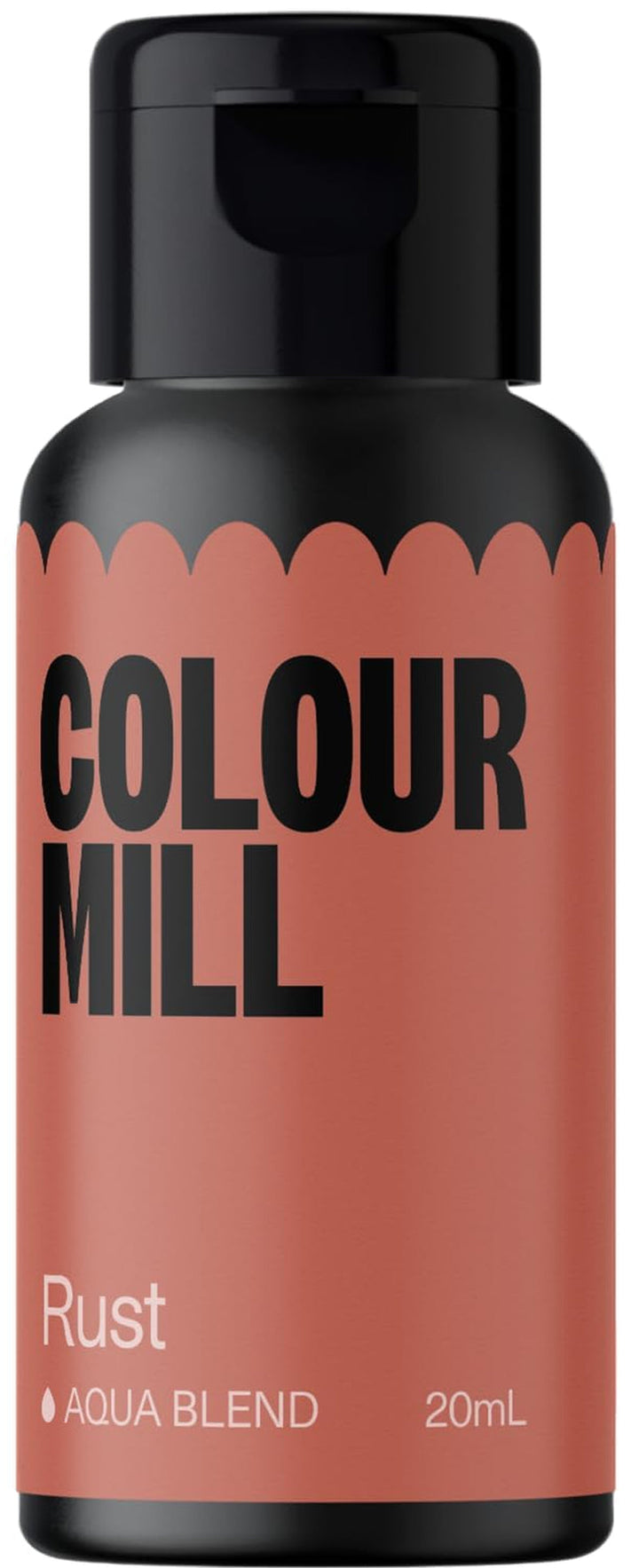 Colour Mill Aqua Blend Sage Lebensmittelfarbe Auf Wasserbasis - Lebensmittel Farbe Sehr Intensiv, Hoch Konzentriert, Vegan - 20 Ml Coloranti Alimentari Naty Shop Rost 20 Ml (1Er Pack)