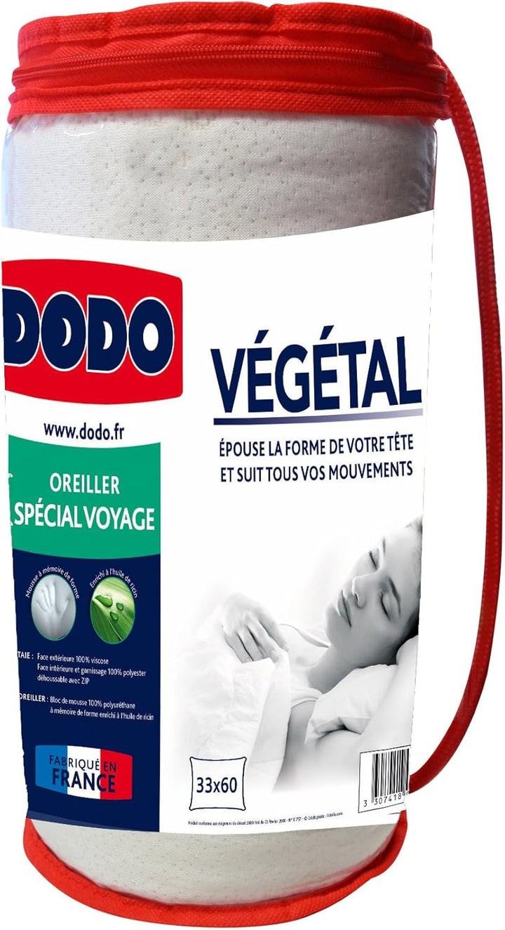 DODO Pernă ergonomică vegetală, 60 X 60 cm, alb Perne standard Naty Shop 33 X 60 Cm