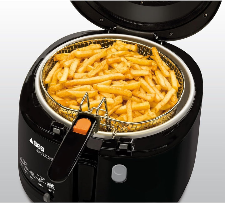 Tefal Simply One Friteuză electrică, capacitate XL pentru cartofi prăjiți de până la 1,2 kg, sistem exclusiv de răcire a pereților Electrocasnice Naty Shop