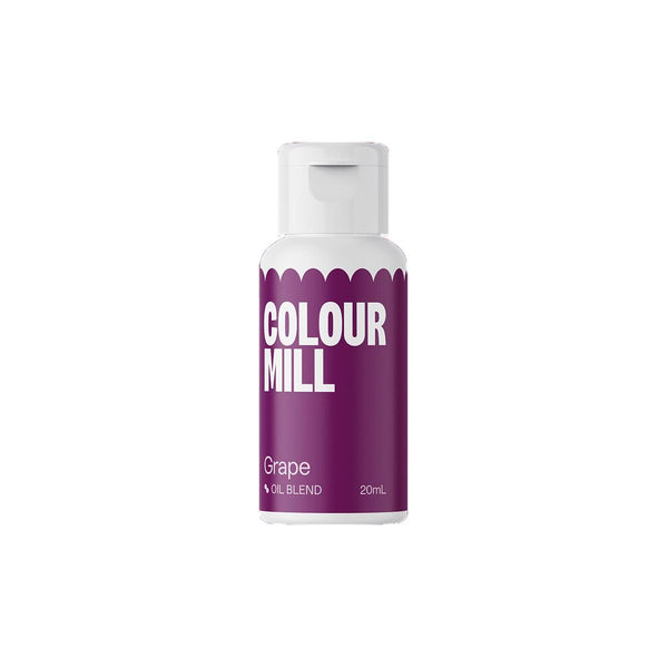 Colour Mill Oil Blend Grape Lebensmittelfarbe Auf Ölbasis - Lebensmittelfarben Für Schokolade, Fondant, Cupcakes, Kuchen, Backen, Macaron - Food Coloring Für Tortendeko - 20Ml Coloranti Alimentari Naty Shop Default Title