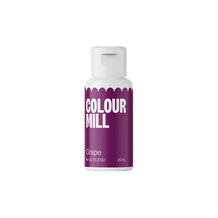 Colour Mill Oil Blend Grape Lebensmittelfarbe Auf Ölbasis - Lebensmittelfarben Für Schokolade, Fondant, Cupcakes, Kuchen, Backen, Macaron - Food Coloring Für Tortendeko - 20Ml Coloranti Alimentari Naty Shop Default Title