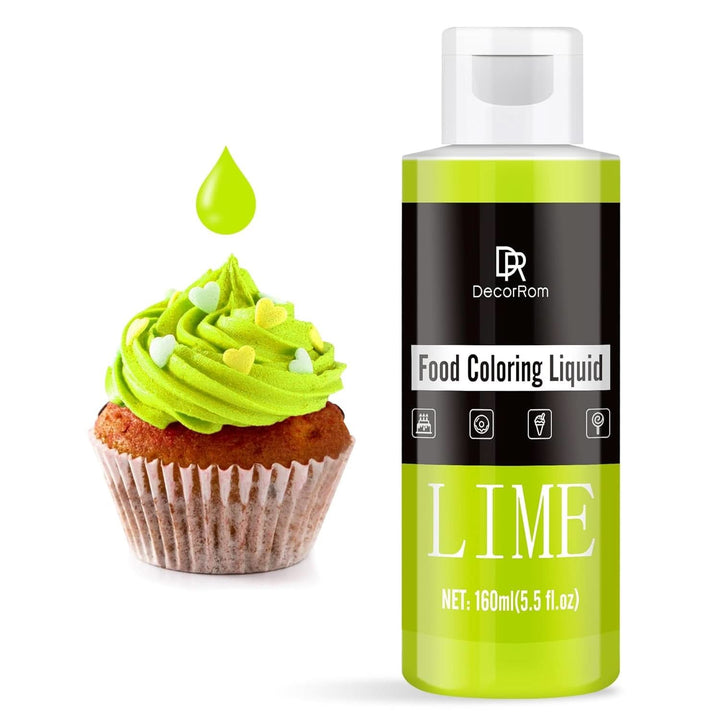 Coloranti Alimentari Profesionali, lichid, 150 ml Coloranti Alimentari Naty Shop Verde Lime