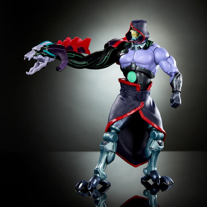 Masters of the Universe: Revolution Masterverse Skeletor Action Figure, figurină de colecție cu 30 de puncte de mișcare și braț robotic mobil, Motu Toy, HYC46 Action figures Naty Shop