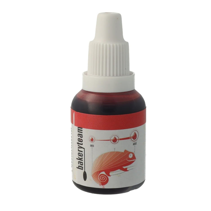 Bakeryteam Airbrush Lebensmittelfarbe Rot/Red 20Ml Coloranti Alimentari Naty Shop