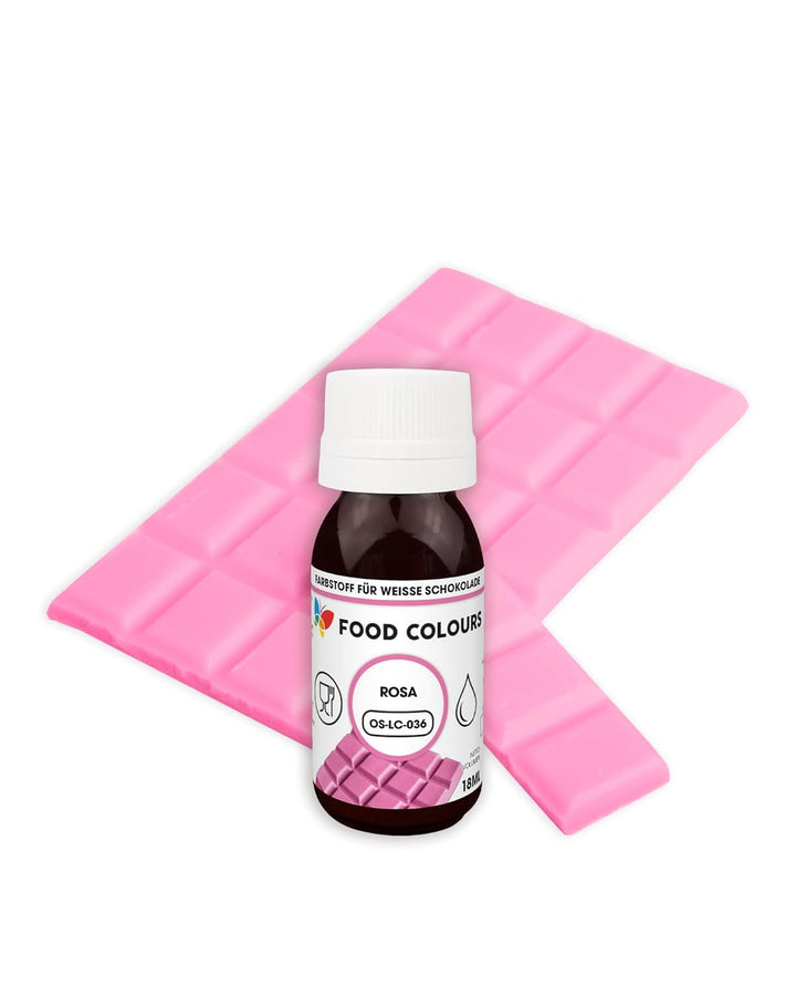 OS-LC PINK 18 Ml Lebensmittelfarbe Für Weiße Schokolade, Pralinen, Cremes, Fettmassen, Gebäck, Kuchen- Und Tortenverzierungen Coloranti Alimentari Naty Shop Default Title