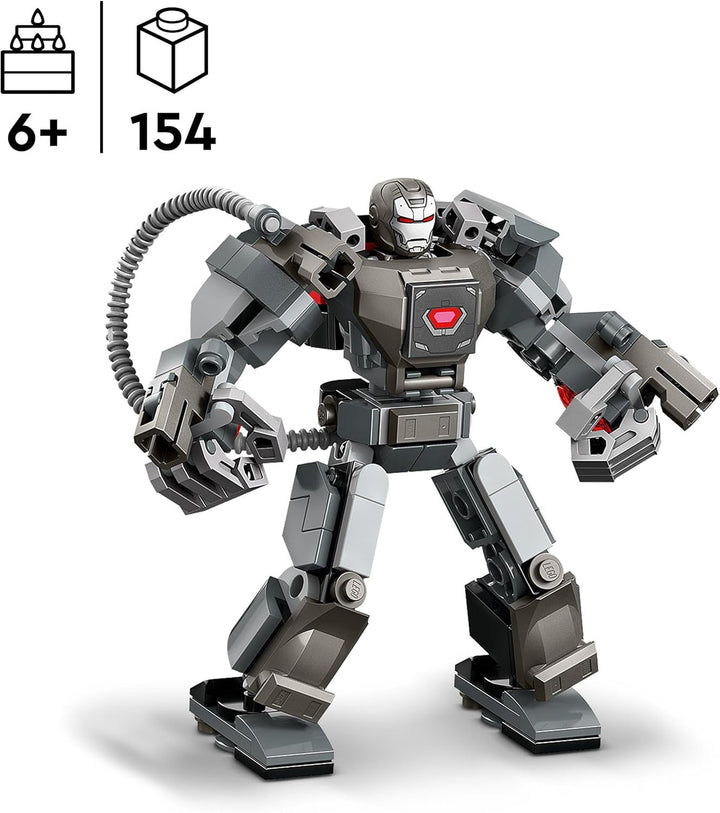 LEGO Marvel War Machine Mech, jucărie construibilă pentru supereroi cu 3 împușcătoare pentru copii, figură de acțiune legendară din MCU, cadou pentru băieți și fete de la 6 ani 76277 Seturi de constructie Besuche den LEGO-Store