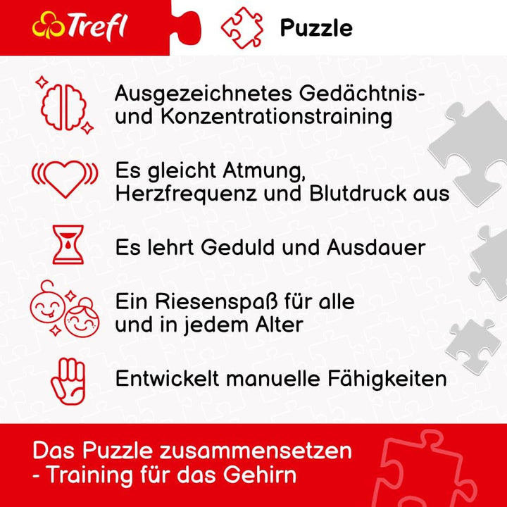 Trefl TR27121 Puzzle Jigsaw, Multicolor, 96.1X68.2Cm Puzzle Naty Shop
