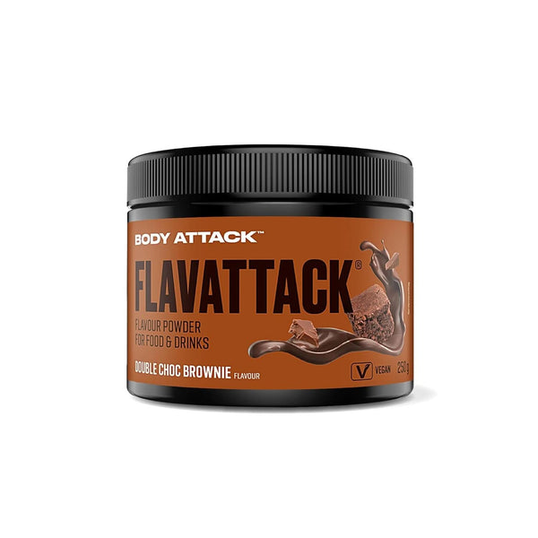 Body Attack Flavattack®, Double Choc Brownie, 250G / 83 porții Arome Naty Shop 250 grame Double Chocolate Brownie