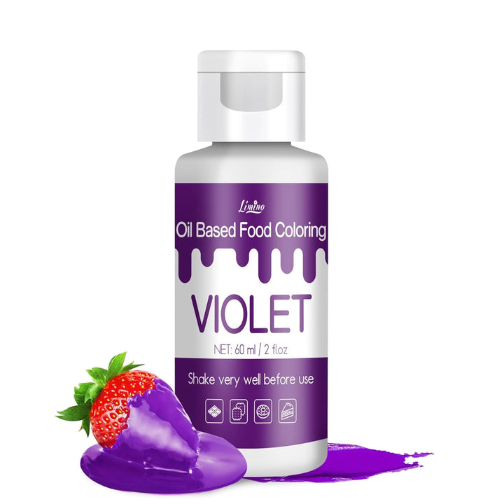 Limino, colorant alimentar pe bază de ulei, liposolubil, 60 ml Coloranti Alimentari Naty Shop Violet