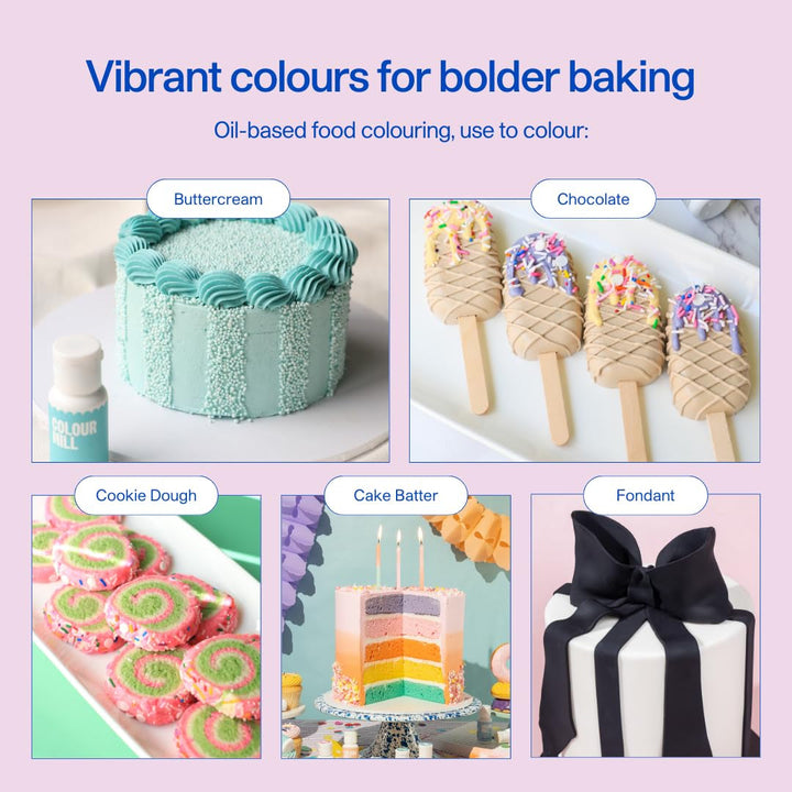 Colour Mill Oil-Based Food Coloring, 20 Milliliters Booster Coloranti Alimentari Naty Shop