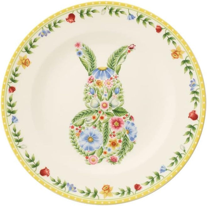 Villeroy & Boch – Spring Awakening Frühstücksset Für 2 Personen, 6 Teilig, Ostergeschirr Set Frühstück, Ostern, Kaffeeservice, Geschirr Frühling, Porzellan Seturi vesela masa Naty Shop Frühstücksteller Hase