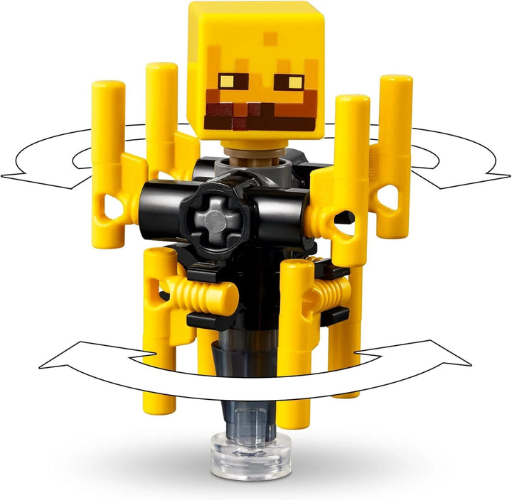 LEGO Minecraft Duelul de lavă din adâncuri, jucărie pentru fanii jocului video, fortăreață cu minifigurine, inclusiv Alex, scheletul Wither, Lohe și Strider, cadou pentru fete și băieți de la 6 ani 21266 Seturi de constructie Besuche den LEGO-Store
