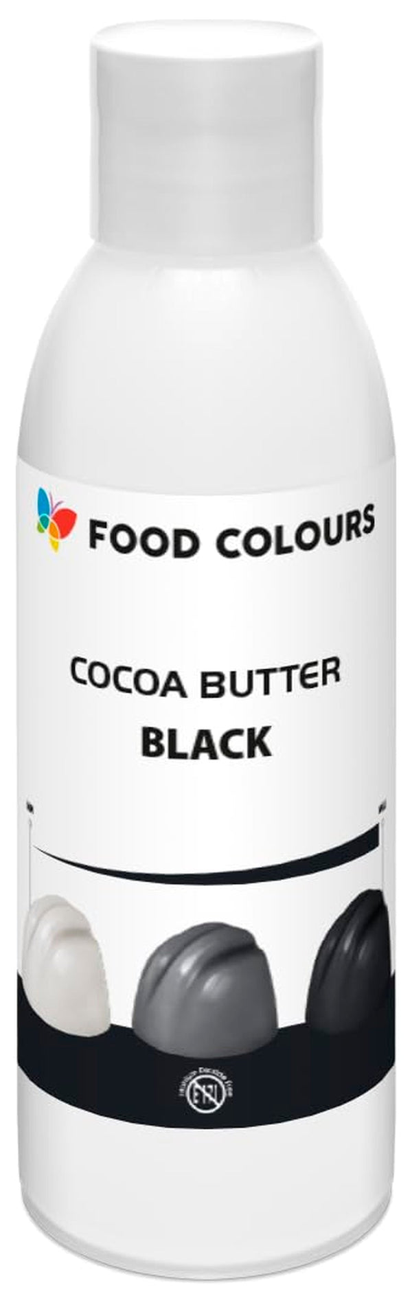 Coloranți alimentari Cocoa Butter BLACK, 100 grame, Colorant alimentar pe bază de unt de cacao Coloranti Alimentari Naty Shop Default Title