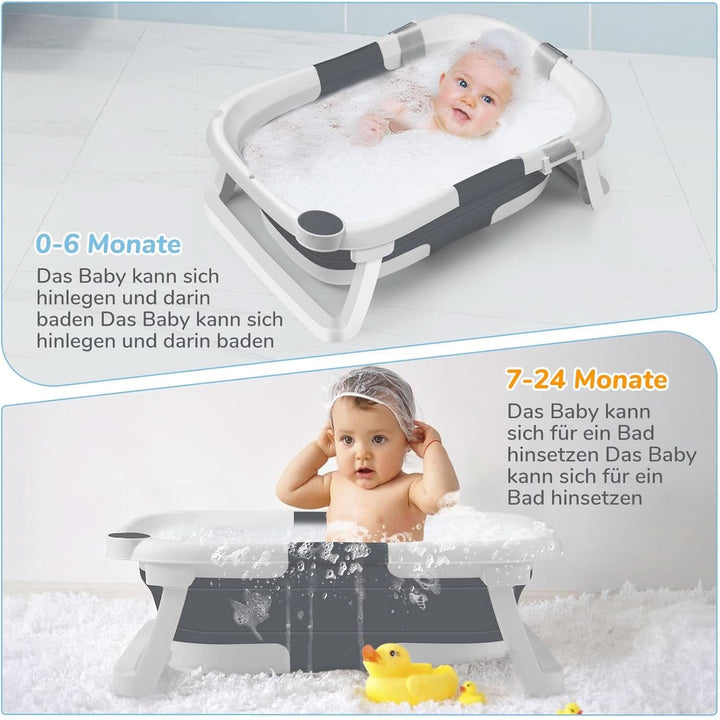 Cada de baie portabilă si pliabilă DEANIC, potrivită pentru 0-6-12 luni Mama si Copilul Naty Shop