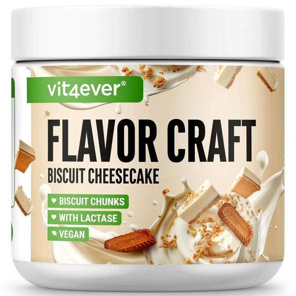 Pudră cu aromă Biscuit Chessecake cu foarte multe bucăți - 250 grame Arome Naty Shop Biscuit Chessecake