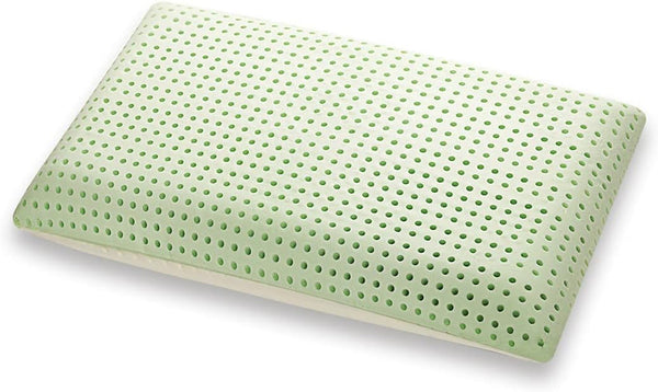 Pernă ortopedică de susținere a gâtului - Aloe organică - Pernă viscoelastică Aloe Vera 14 cm înălțime 100% bumbac acoperire Visco pernă - Pernă cu spumă de memorie - Made in Italy Perne standard Naty Shop 1 bucată (1 pachet)
