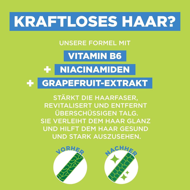 Garnier Fructis Strength And Shine Șampon de întărire cu extract de grepfrut XXL, 1 litru Duș și baie Garnier