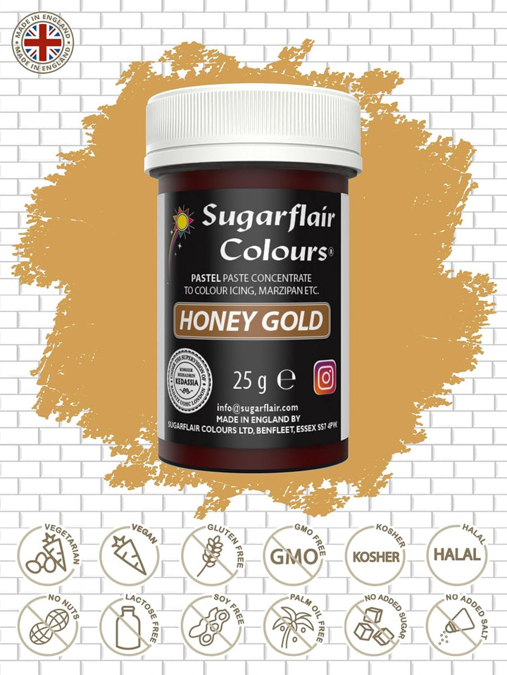 Sugarflair, colorant alimentar pasta pentru fondant, martipan sau pasta de zahar, 25 grame Coloranti Alimentari Naty Shop