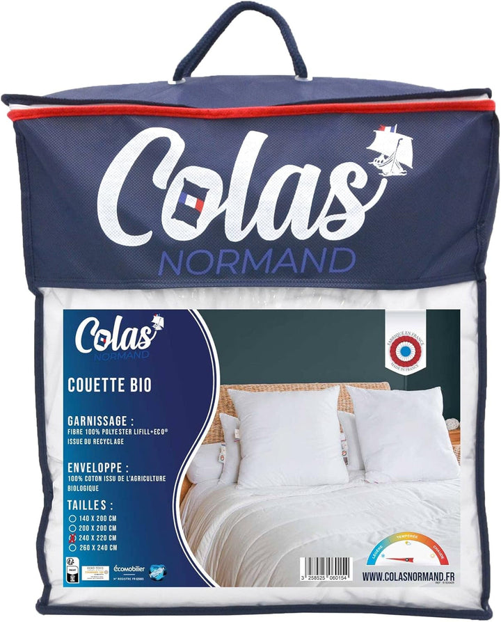 COLAS NORMAND | Cuvertură ușoară, 240 X 220 cm, bumbac organic, umplutură reciclată Plapumi si pilote Naty Shop Titlu implicit